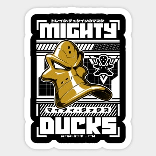 Ducks Hockey - Cool Cyber Mask Sticker